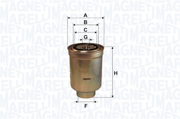 Polttoainesuodatin MAGNETI MARELLI 152071760681