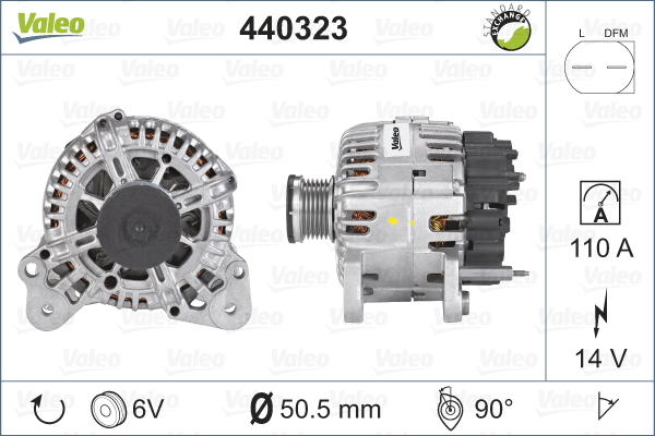 Laturi VALEO 440323