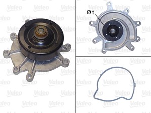 Vesipumppu, JEEP CHEROKEE, COMMANDER, GRAND CHEROKEE II, GRAND CHEROKEE III, 53020 873AB, 53020 873AC, 53020873AB, 53020873AC, 53021 187