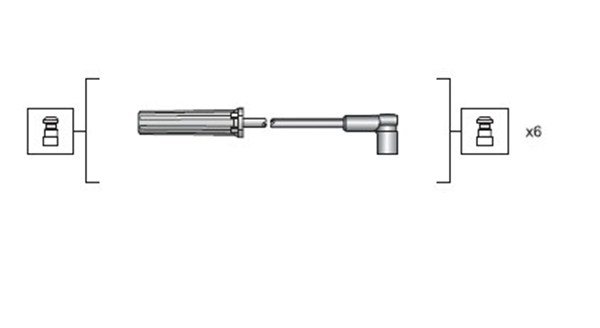 Sytytysjohtosarja MAGNETI MARELLI 941318111143