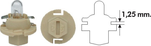 Polttimo, mittariston valo MAGNETI MARELLI 002053200000