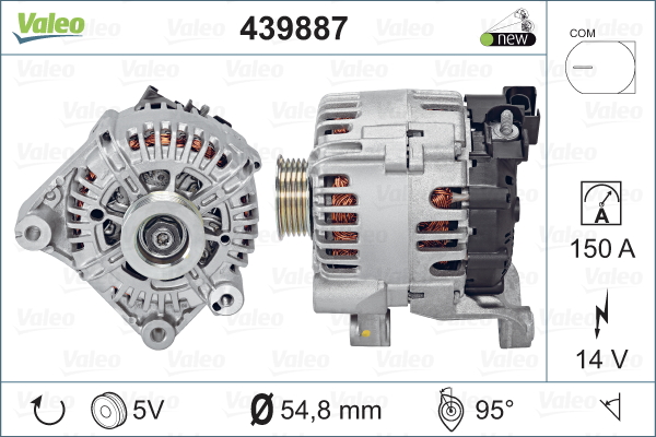 Laturi VALEO 439887