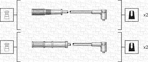 Sytytysjohtosarja MAGNETI MARELLI 941318111161