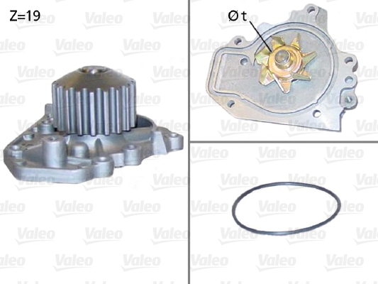 Vesipumppu VALEO 506894