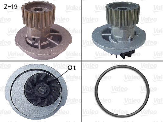 Vesipumppu VALEO 506649