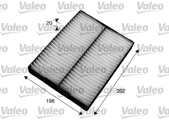 Raitisilmasuodatin VALEO 715564