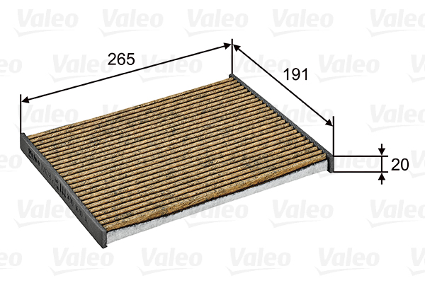 Raitisilmasuodatin VALEO 701028