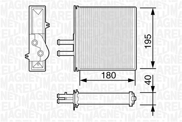 Lämmityslaitteen kenno MAGNETI MARELLI 350218057003