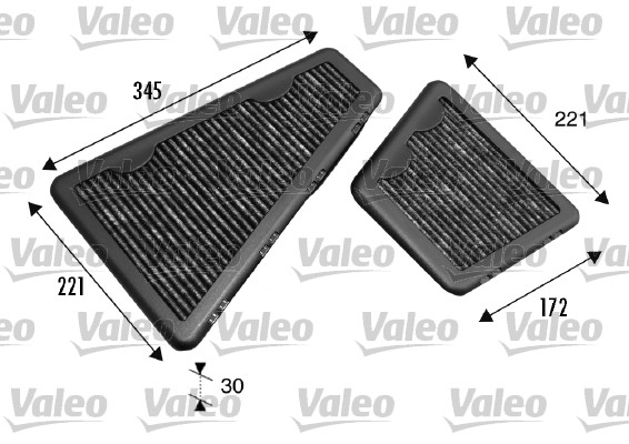 Raitisilmasuodatin VALEO 698793
