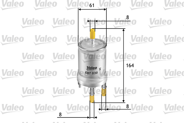 Polttoainesuodatin VALEO 587030
