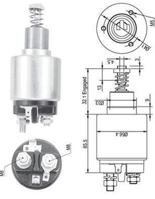Magneettikytkin, käynnistin MAGNETI MARELLI 940113050129