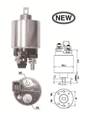 Magneettikytkin, käynnistin MAGNETI MARELLI 940113050550