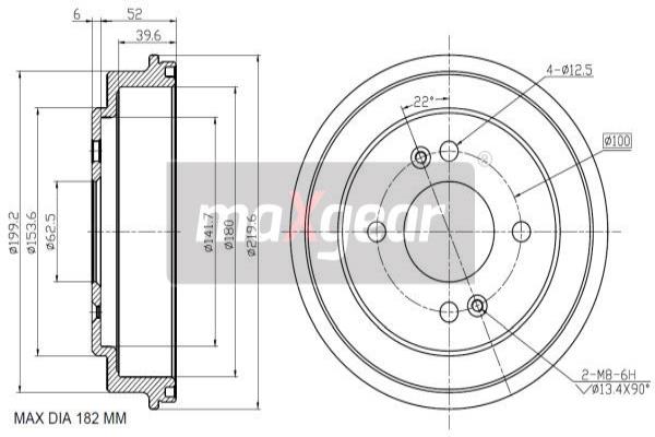 Jarrurumpu MAXGEAR 19-3203