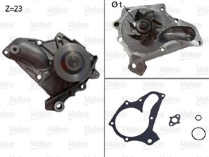 Vesipumppu, TOYOTA, 1610009040, 1610079075, 1610079085, 1610079135, 16100-79135, 1610079185, 16100-79185, 1611009010, 1611079025, 16110-