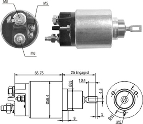 Magneettikytkin, käynnistin MAGNETI MARELLI 940113050208