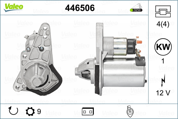 Startteri VALEO 446506