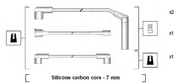 Sytytysjohtosarja MAGNETI MARELLI 941365060929