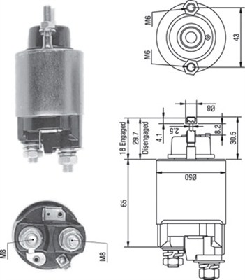 Magneettikytkin, käynnistin MAGNETI MARELLI 940113050235