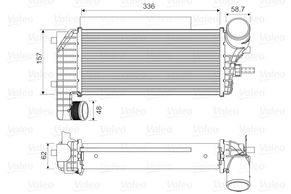 Välijäähdytin VALEO 818604