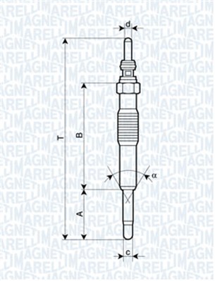 Hehkutulppa MAGNETI MARELLI 062900027304