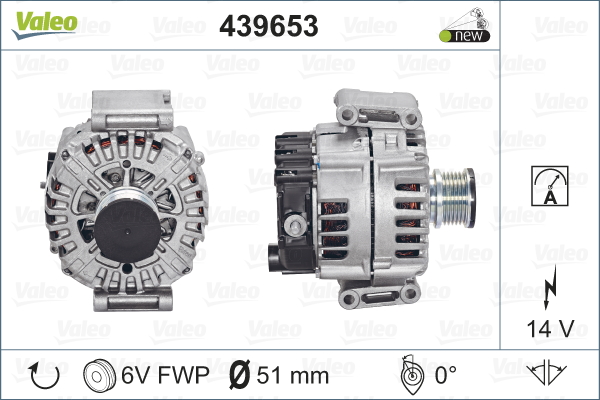 Laturi VALEO 439653