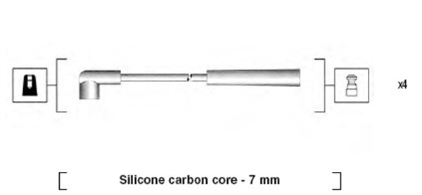 Sytytysjohtosarja MAGNETI MARELLI 941295050877
