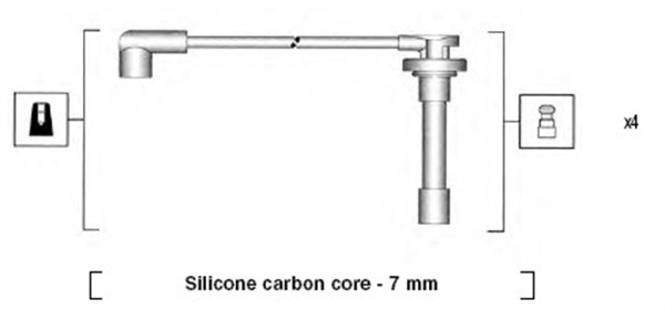 Sytytysjohtosarja MAGNETI MARELLI 941315010888
