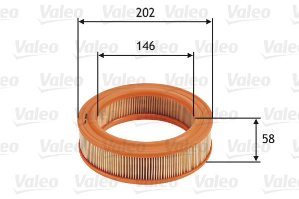 Ilmansuodatin VALEO 585644