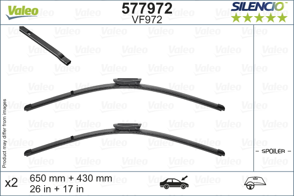 Pyyhkijänsulka VALEO 577972