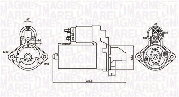 Startteri MAGNETI MARELLI 063721406010