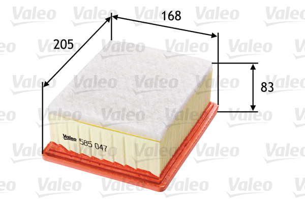 Ilmansuodatin VALEO 585047
