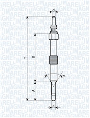Hehkutulppa MAGNETI MARELLI 062900067304