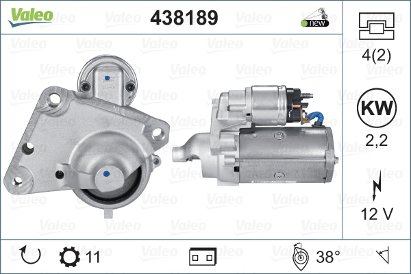 Startteri VALEO 438189