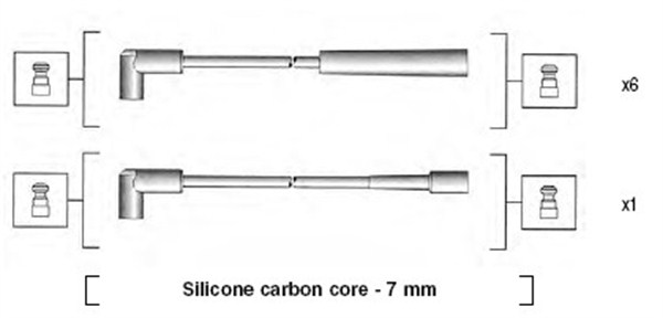 Sytytysjohtosarja MAGNETI MARELLI 941425020940
