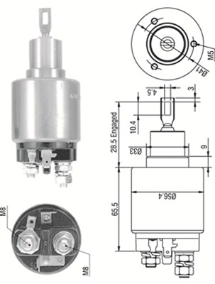 Magneettikytkin, käynnistin MAGNETI MARELLI 940113050270