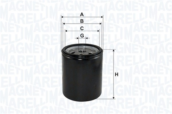 Polttoainesuodatin MAGNETI MARELLI 152071760563