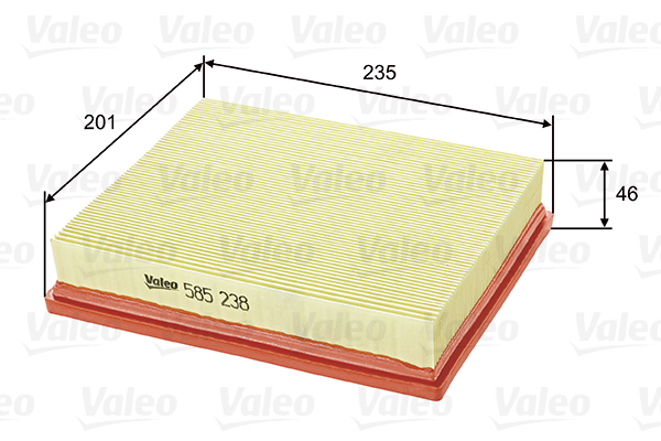 Ilmansuodatin VALEO 585238