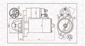 Käynnistin, MERCEDES-BENZ,SSANGYONG, 0041516301, 0041516701, 0041517101, 0051512901, 6611513701, 6611514101, A0041516301, A0041516701, A