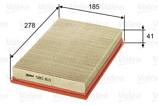 Ilmansuodatin VALEO 585163