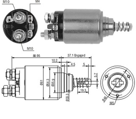 Magneettikytkin, käynnistin MAGNETI MARELLI 940113050189