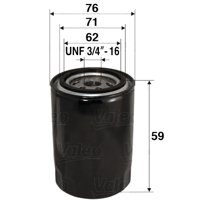 Öljynsuodatin VALEO 586065