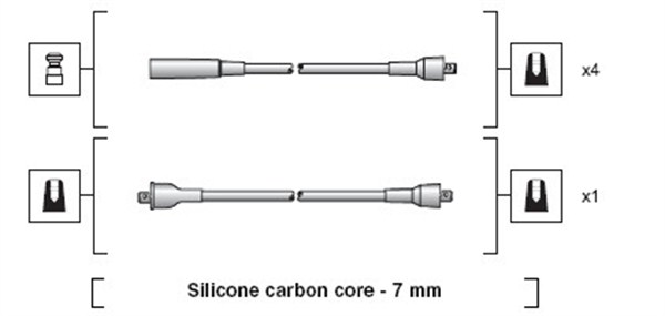 Sytytysjohtosarja MAGNETI MARELLI 941318111231