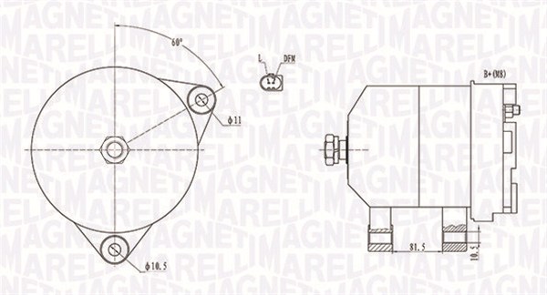 Laturi MAGNETI MARELLI 063731915010