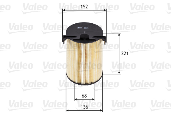 Ilmansuodatin VALEO 585652