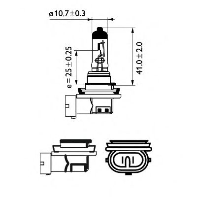 Kaukovalopolttimo PHILIPS 12362LLECOB1