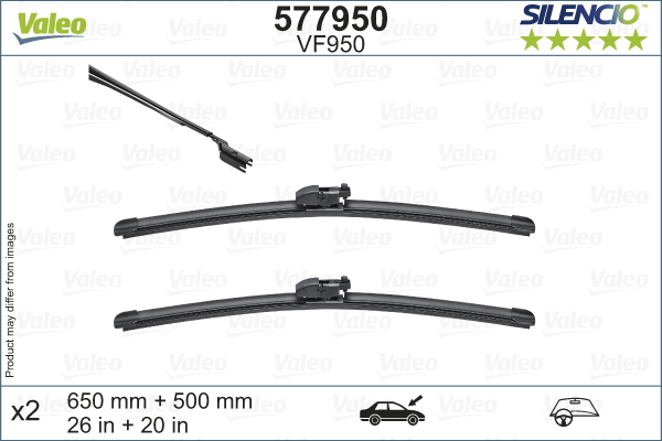 Pyyhkijänsulka VALEO 577950