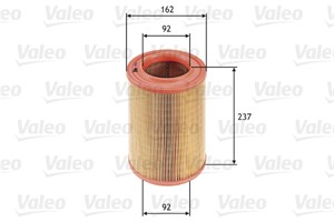 Ilmansuodatin, VW TRANSPORTER Buss IV, TRANSPORTER Flak/chassi IV, TRANSPORTER Skåp IV, 044129620, 044129620A, 44129620, 44129620A