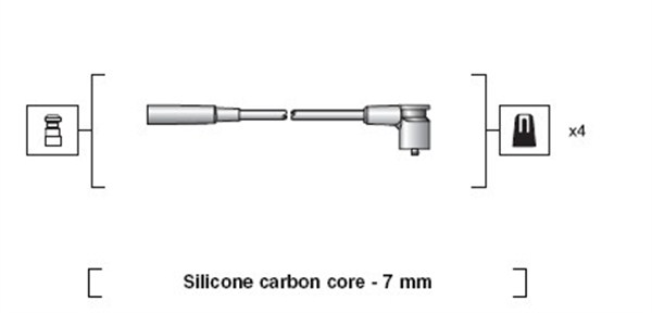 Sytytysjohtosarja MAGNETI MARELLI 941318111246