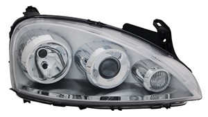 Ajovalo, Vasen, OPEL COMBO Skåp/stor limousine, COMBO Tour, CORSA C, CORSA C Skåp/halvkombi, 1216177, 1216293, 93177646, 93188581