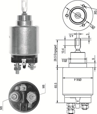 Magneettikytkin, käynnistin MAGNETI MARELLI 940113050327